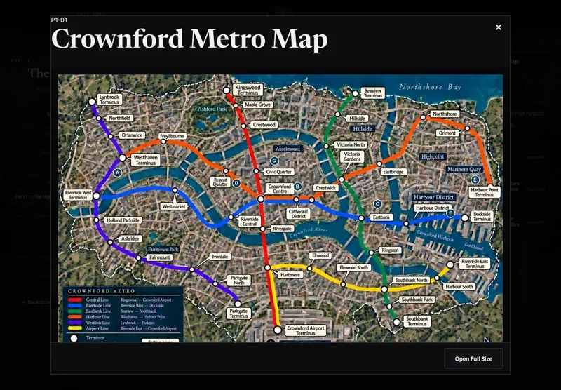 Crownford — City map